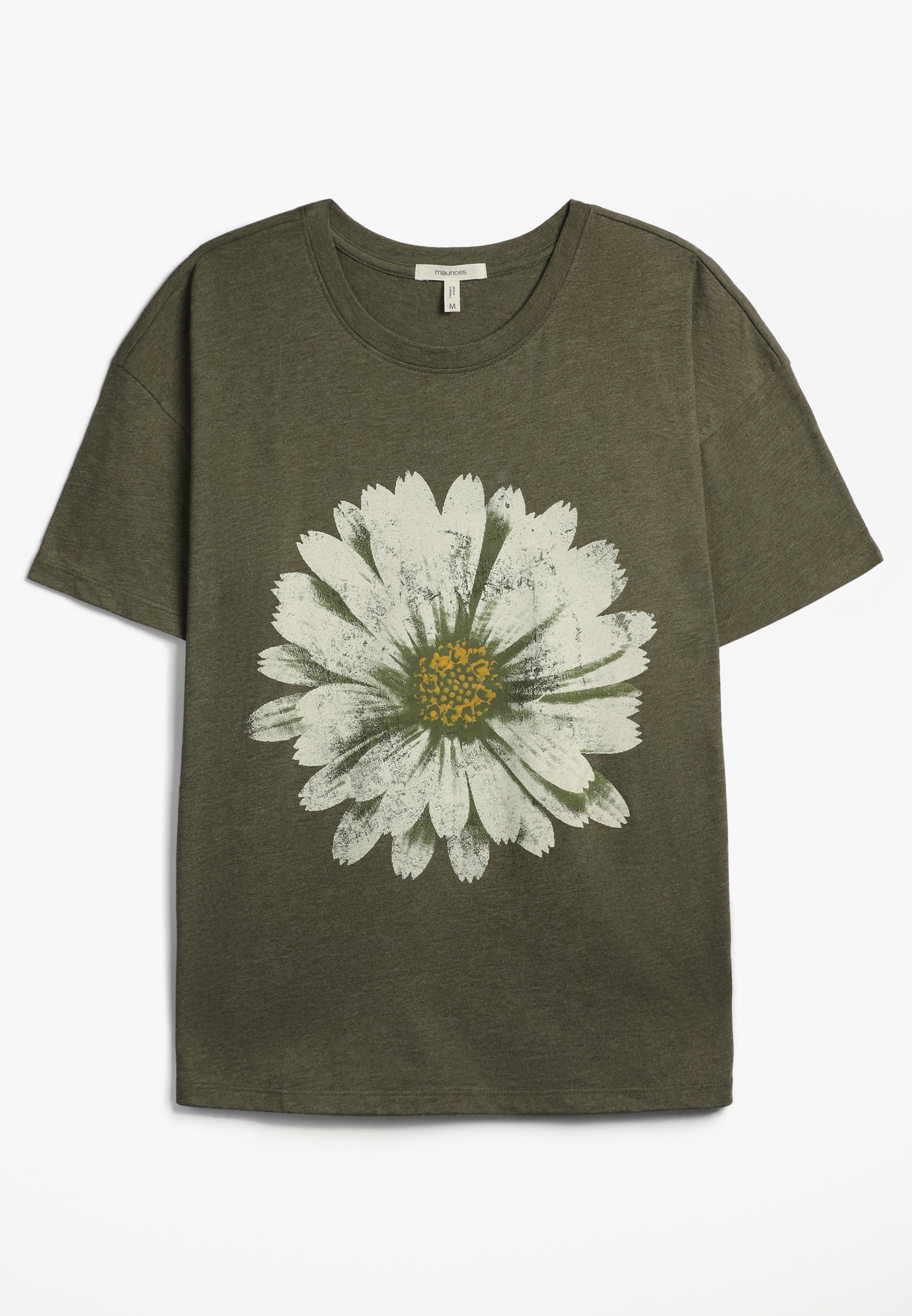 Plus Size Daisy Relaxed Fit Graphic Tee, C4153, large