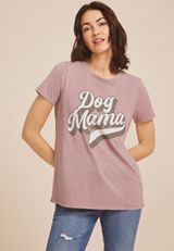 Dog Mama Classic Fit Graphic Tee, C3343, small