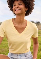 24/7 Dawson V Neck Tee, C8134, small