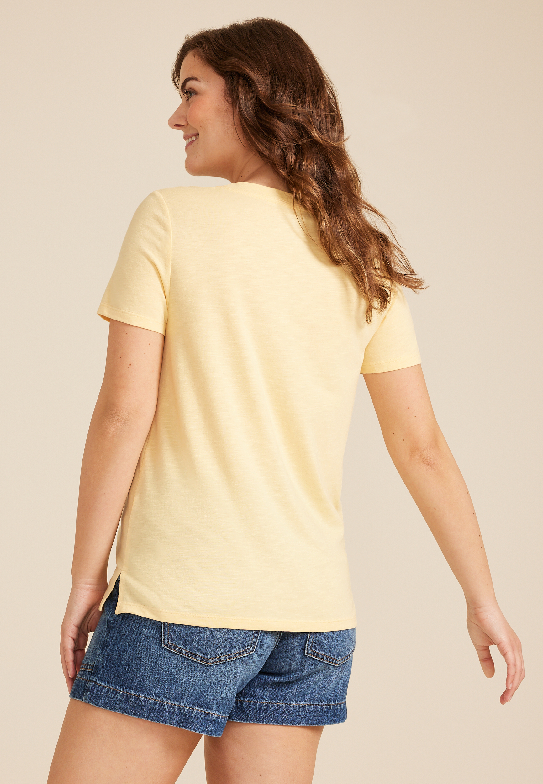 24/7 Dawson V Neck Tee, C8134, large