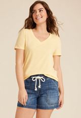 24/7 Dawson V Neck Tee, C8134, small
