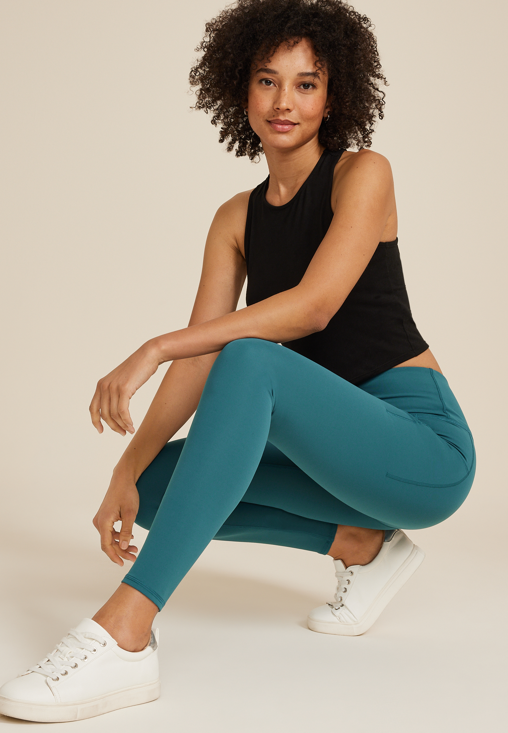 Interlock High Rise Legging, Pacific, large