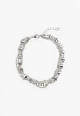 Silver Multi Chain Anklet, , small