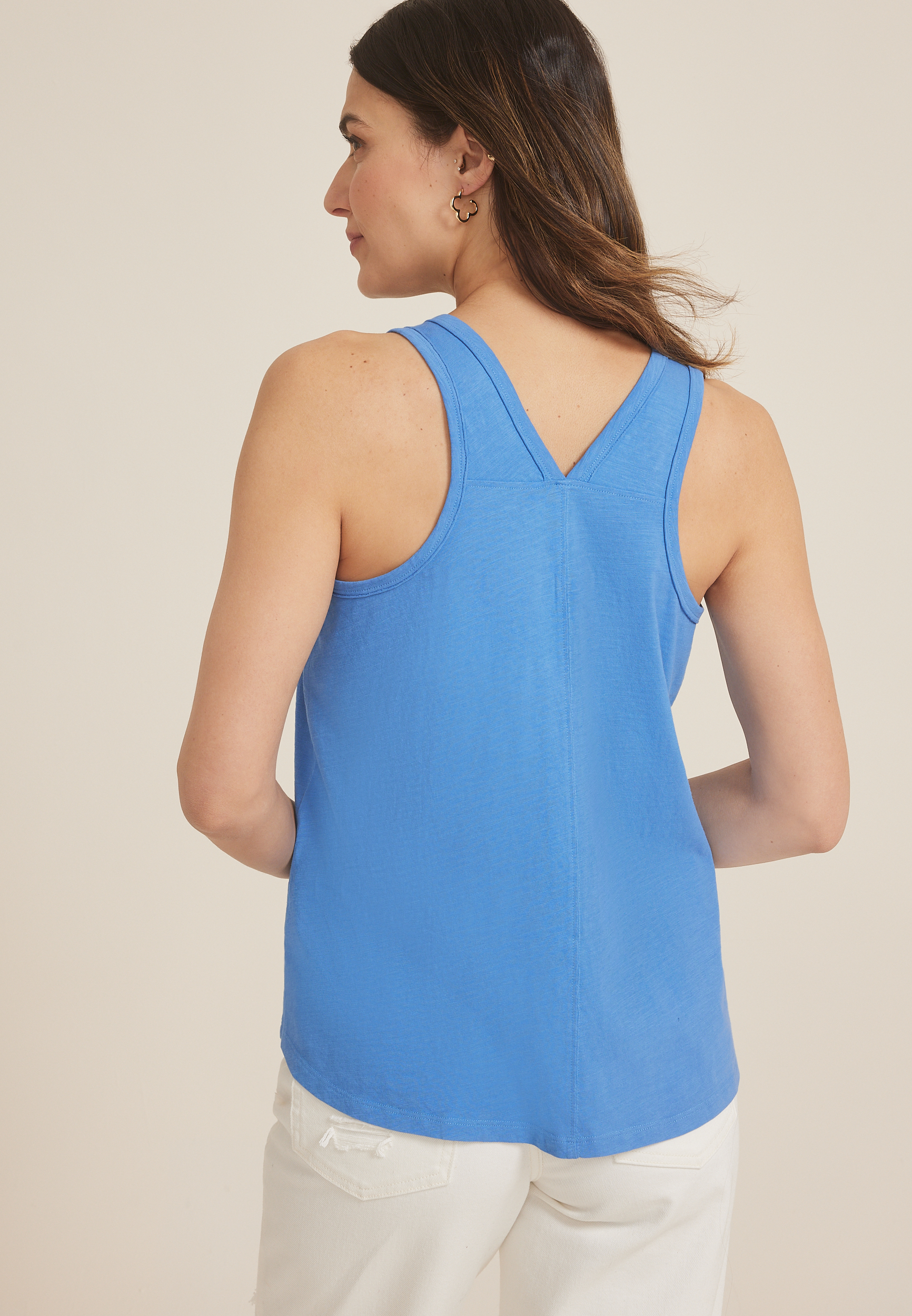 24/7 V Neck Swing Tank Top, C9878, large