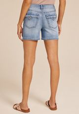 m jeans by maurices&trade; Mid Rise Flap Pocket 5in Short, , small