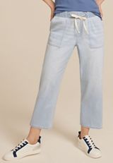 m jeans by maurices&trade; Soft Light High Rise Drawstring Straight Cropped Jean, C2806, small