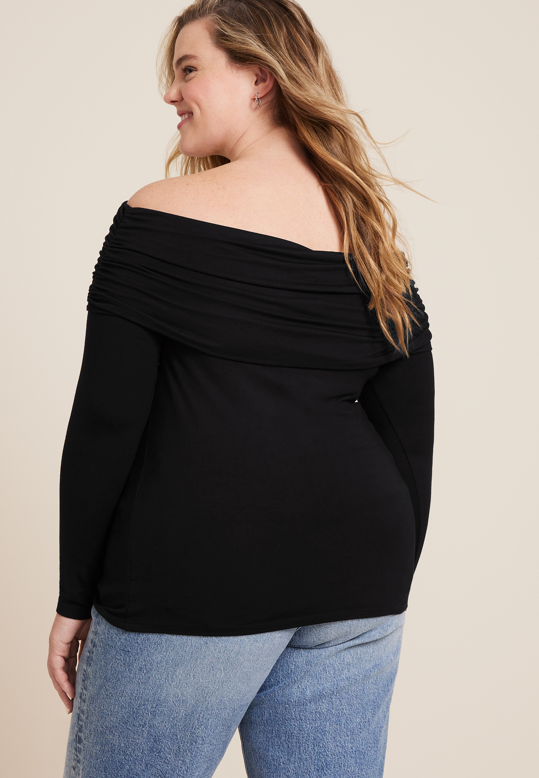 Plus Off The Shoulder Top