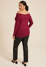 Plus Size Off The Shoulder Top, C830, small