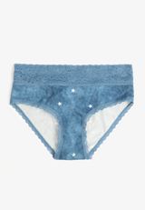 Simply Comfy Star Printed Hipster Panty, , small