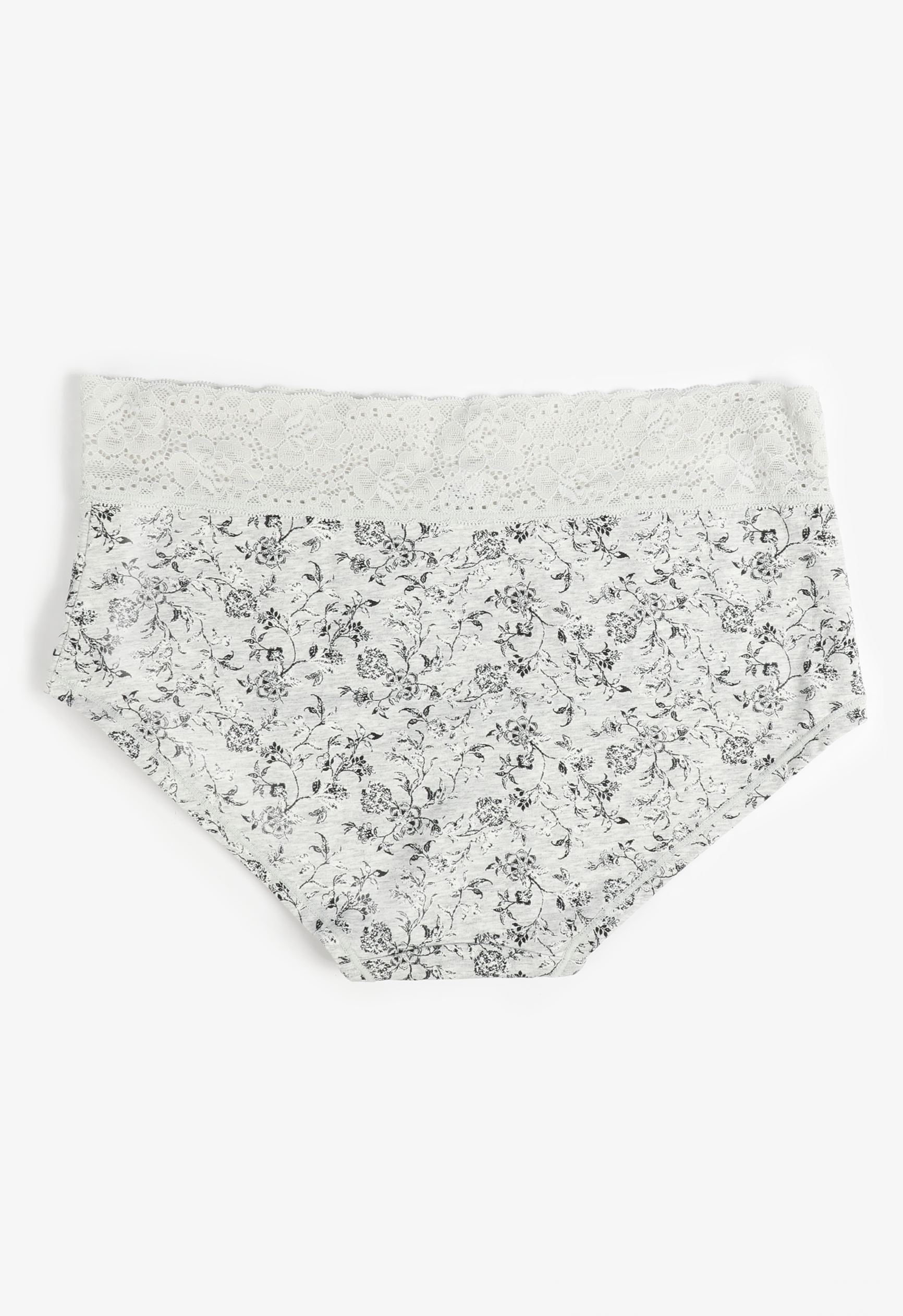 Simply Comfy Heathered Floral Printed Boybrief Panty, C1942, large