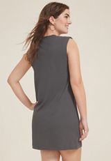 ACDC Cap Sleeve Graphic T Shirt Dress, Dark Shadow, small