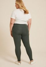 Plus Size Interlock High Rise Legging, C415, small