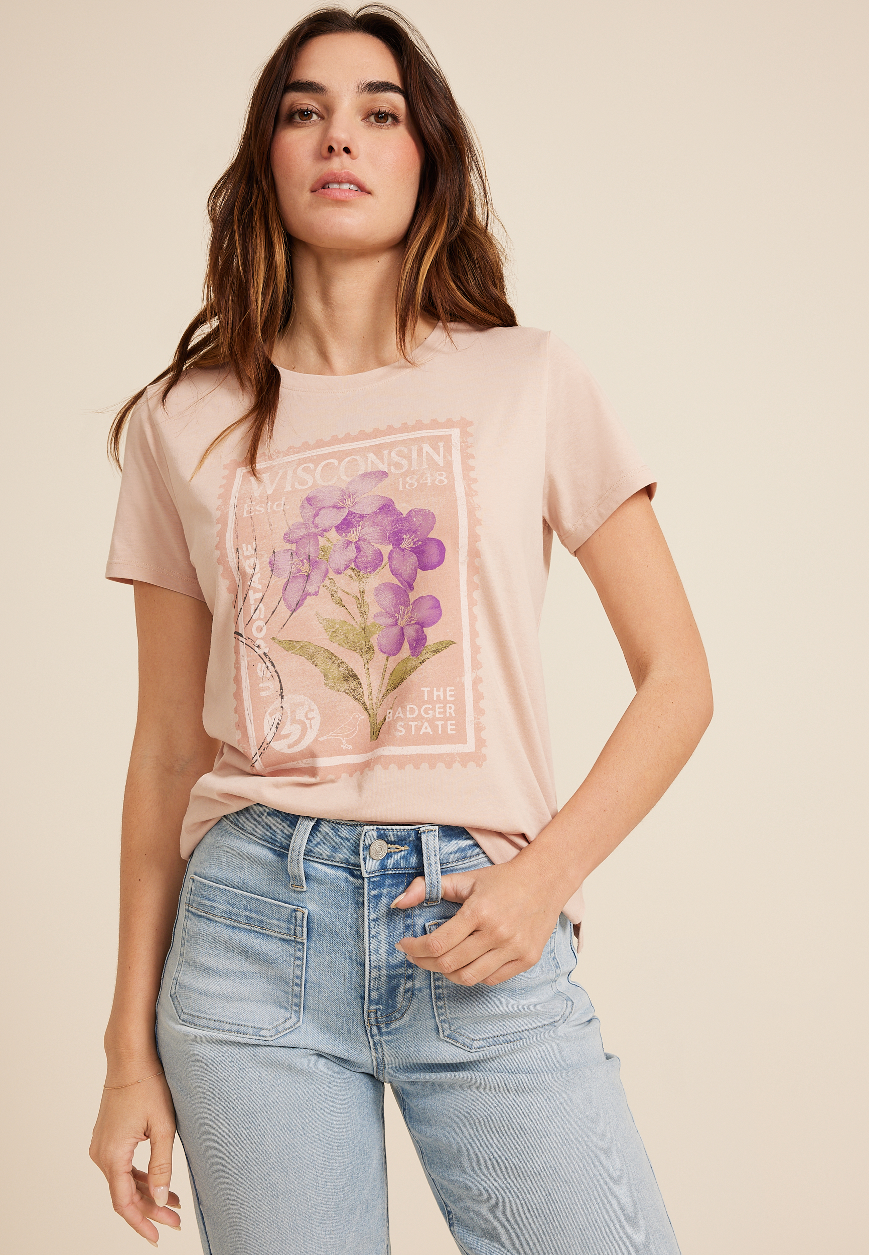 State Stamp Classic Fit Graphic Tee