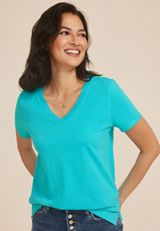 24/7 Dawson V Neck Tee, C3453, small