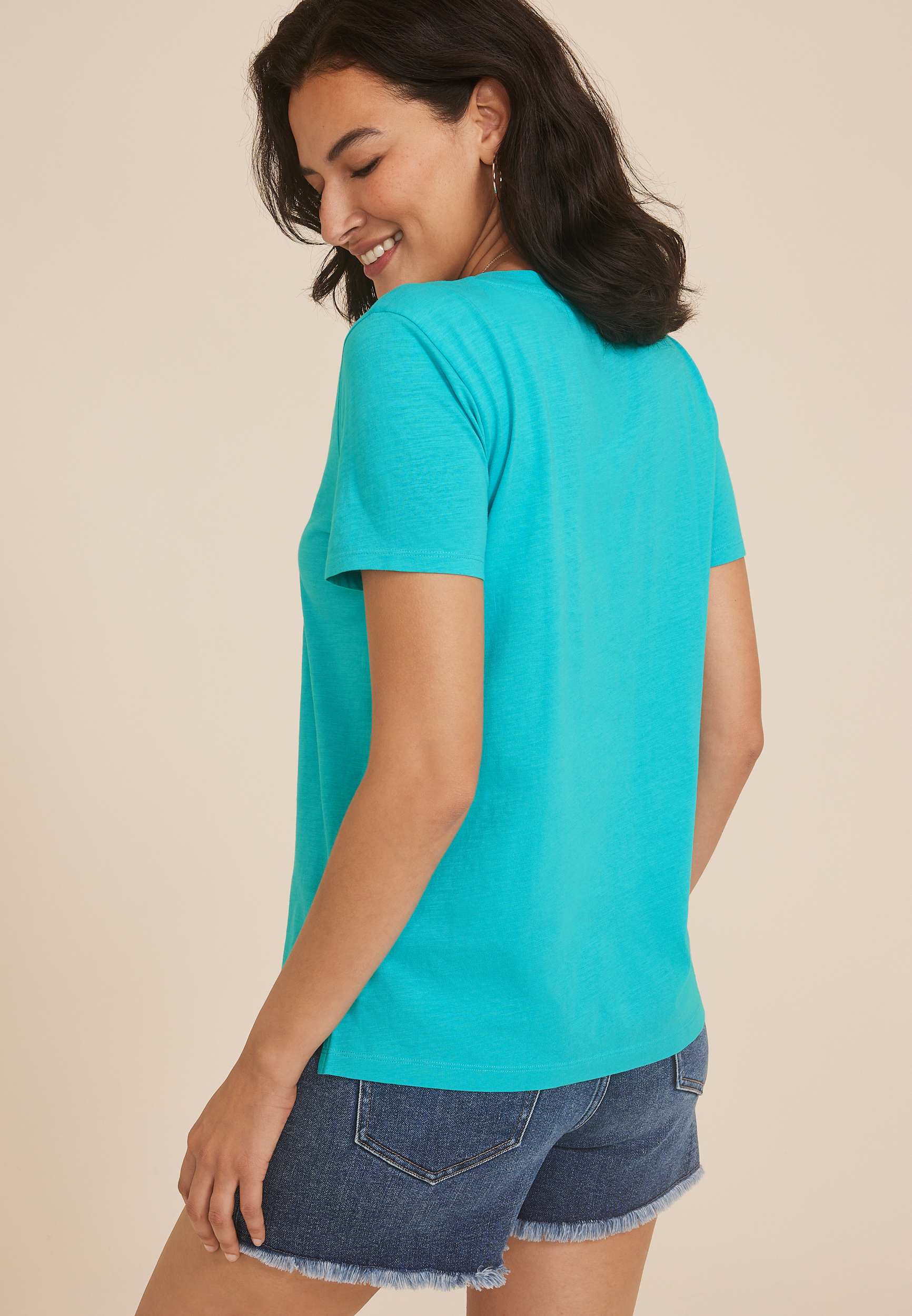 24/7 Dawson V Neck Tee, C3453, large