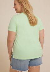 Plus Size 24/7 Dawson V Neck Tee, C2285, small