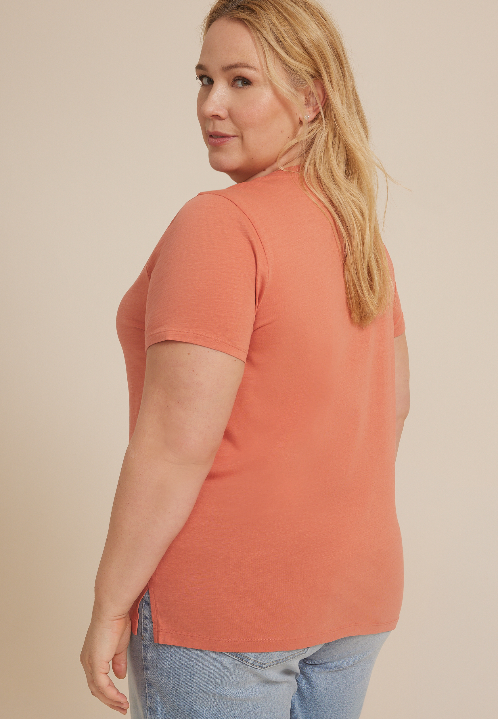 Plus 24/7 Dawson V Neck Tee