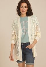 Mesh Open Front Cardigan, C2789, small