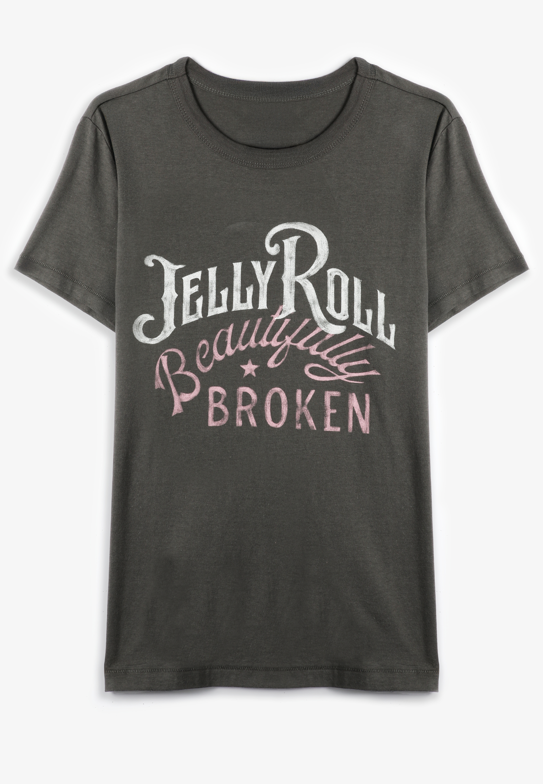 Plus Size Jelly Roll Beautifully Broken Classic Fit Graphic Tee, C1876, large