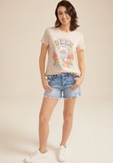 Here For The Beer Classic Fit Graphic Tee, C496, small