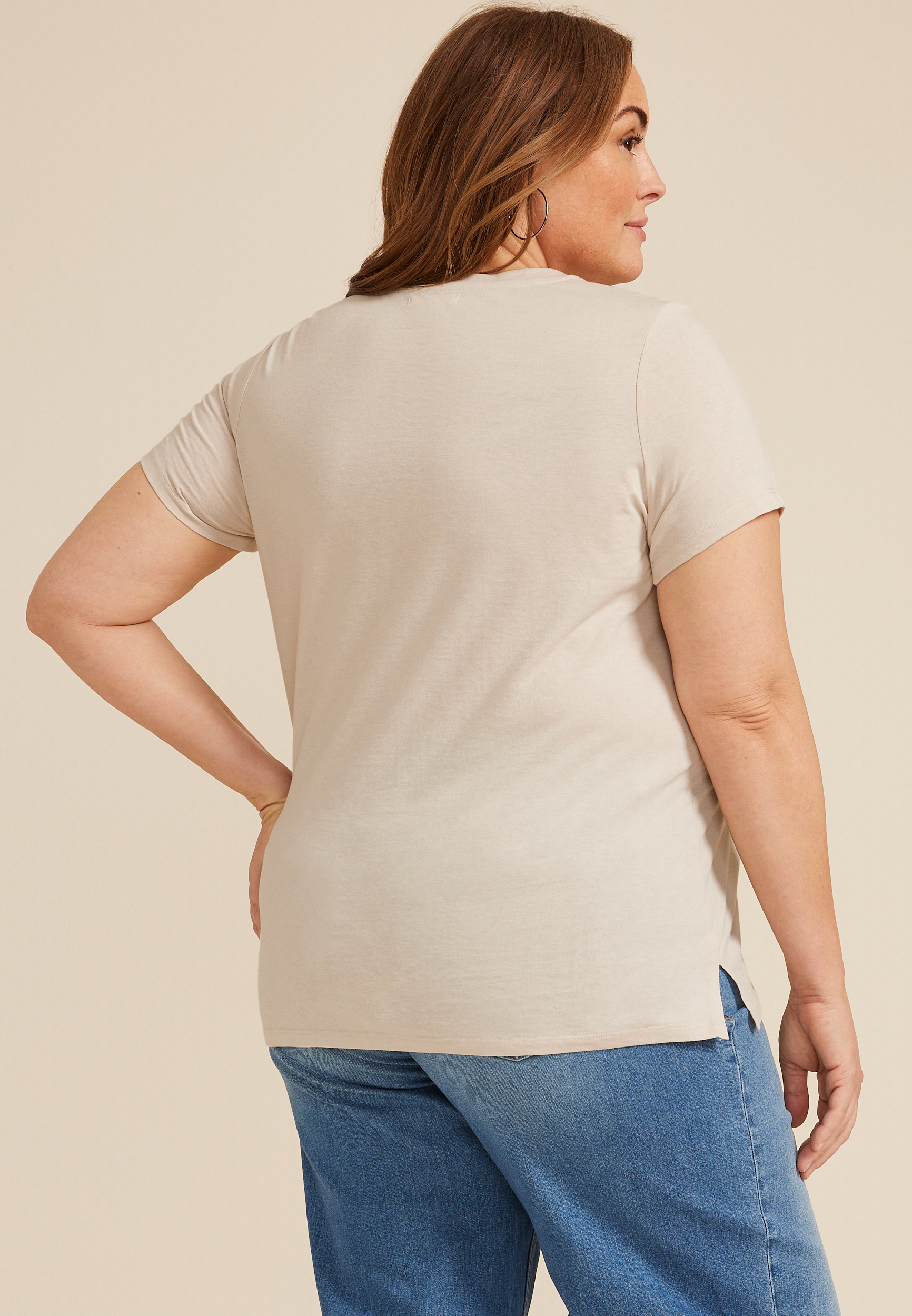 Plus Size Here For The Beer Classic Fit Graphic Tee, C496, large