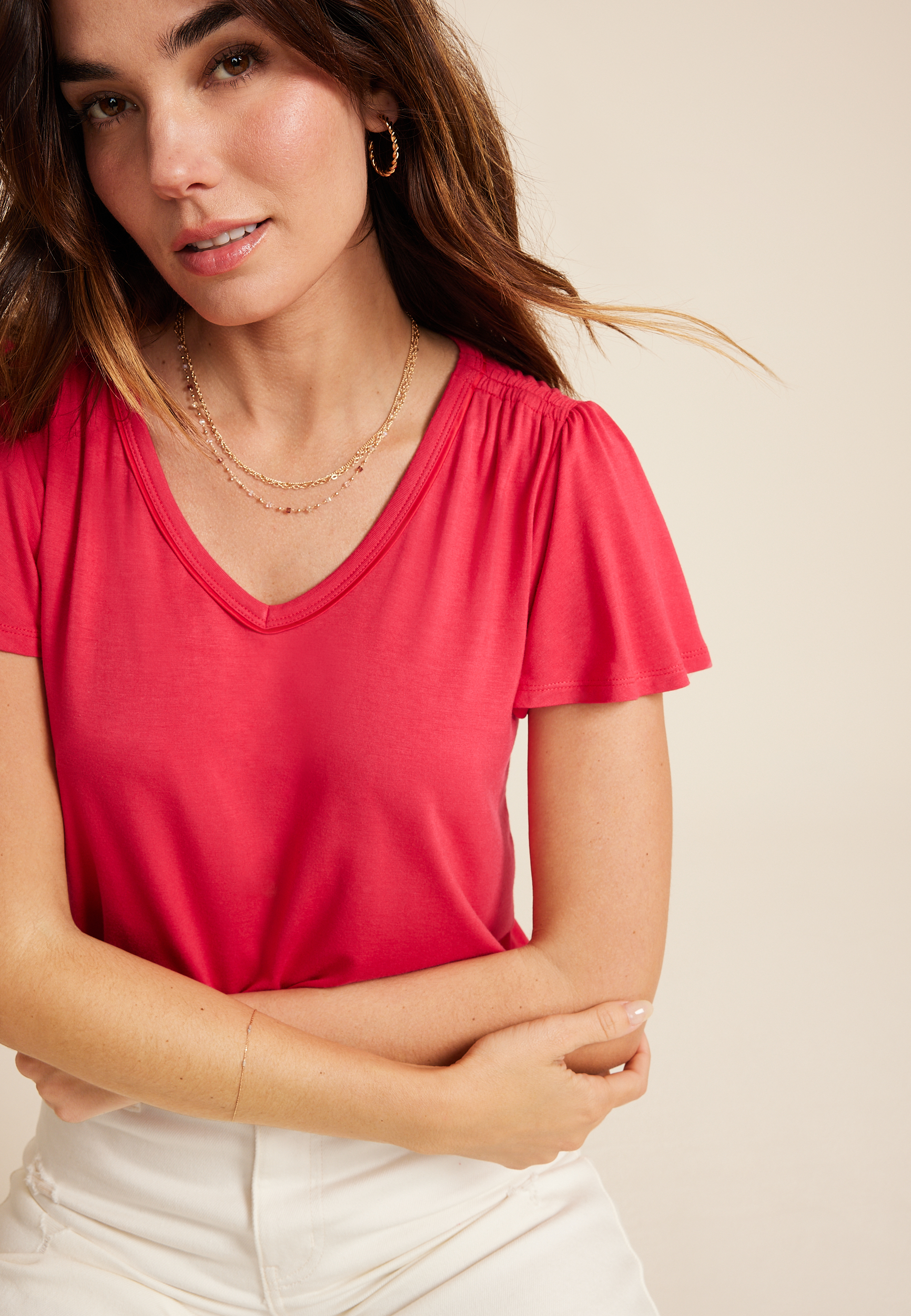 Flutter Sleeve Tee