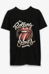 Plus Size Rolling Stones Animal  Relaxed Fit Graphic Tee, C106, small