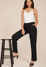 Idealist High Rise Wide Leg Dress Pant, C106, small