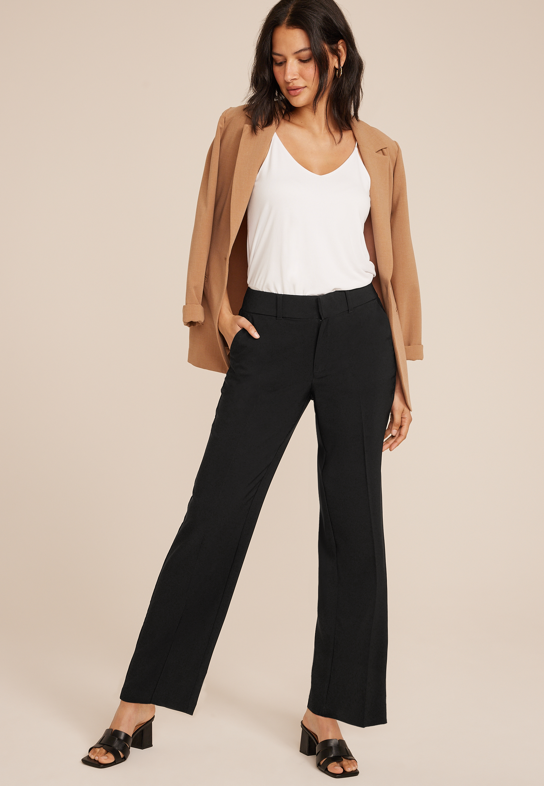 Idealist High Rise Wide Leg Dress Pant, C106, large