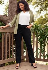 Plus Size Idealist High Rise Wide Leg Dress Pant, C106, small