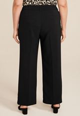 Plus Size Idealist High Rise Wide Leg Dress Pant, C106, small