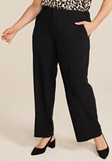 Plus Size Idealist High Rise Wide Leg Dress Pant, C106, small