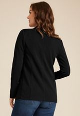 Versa Open Front Long Sleeve Blazer, C106, small