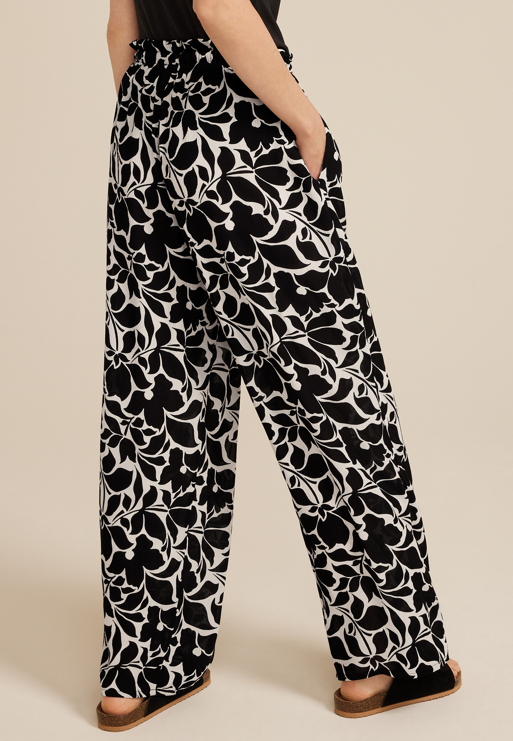 Palazzo Wide Leg Pant, , large