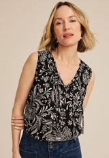 Tie Front Tank Top, C1756, small