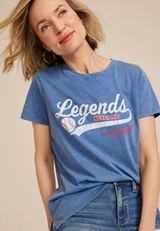 Sandlot Classic Fit Graphic Tee, WASHED NAVY, small