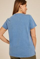 Plus Size Sandlot Classic Fit Graphic Tee, WASHED NAVY, small
