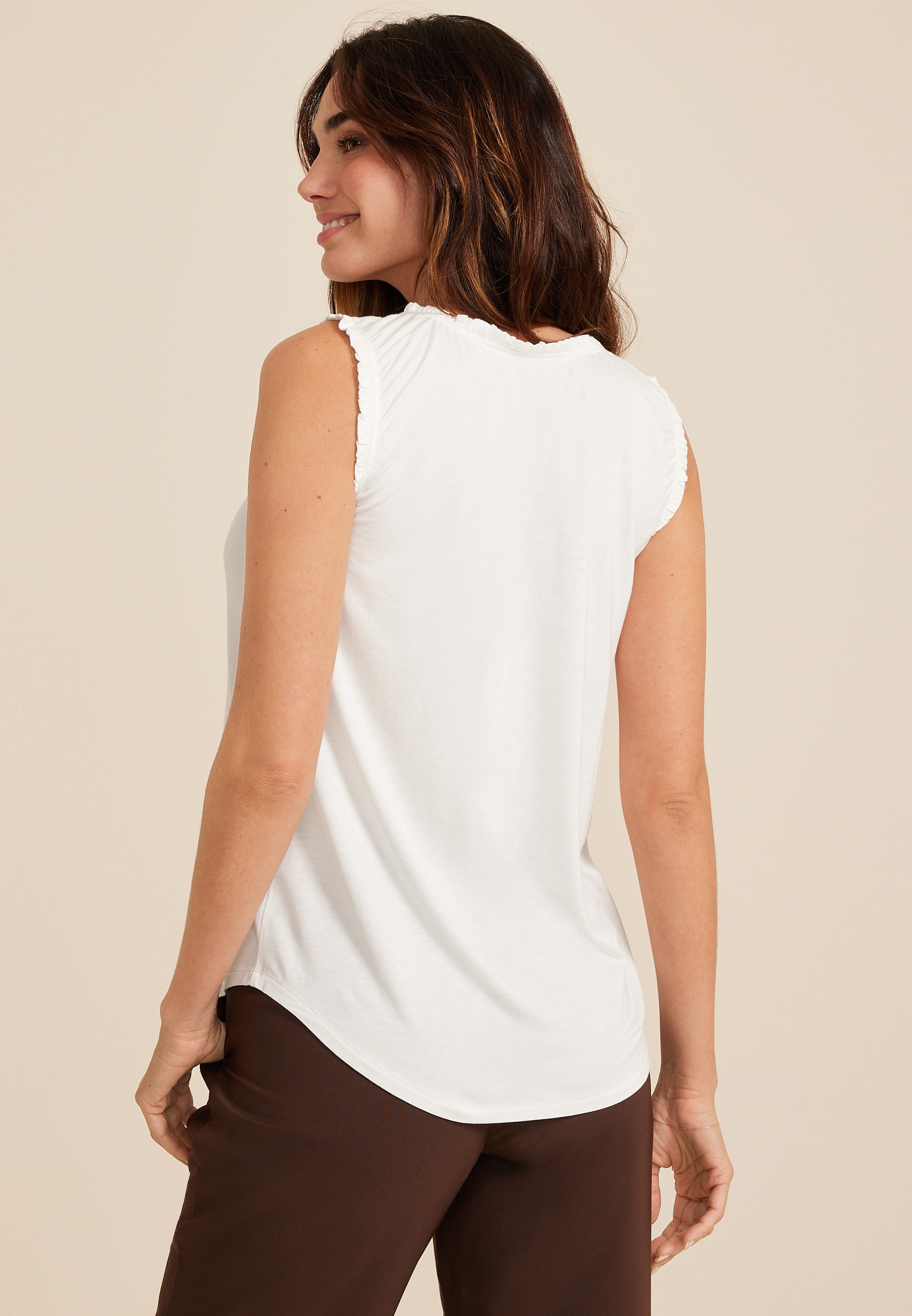 Effortless Ruched Tank Top, C4673, large