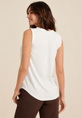 Effortless Ruched Tank Top, C4673, small