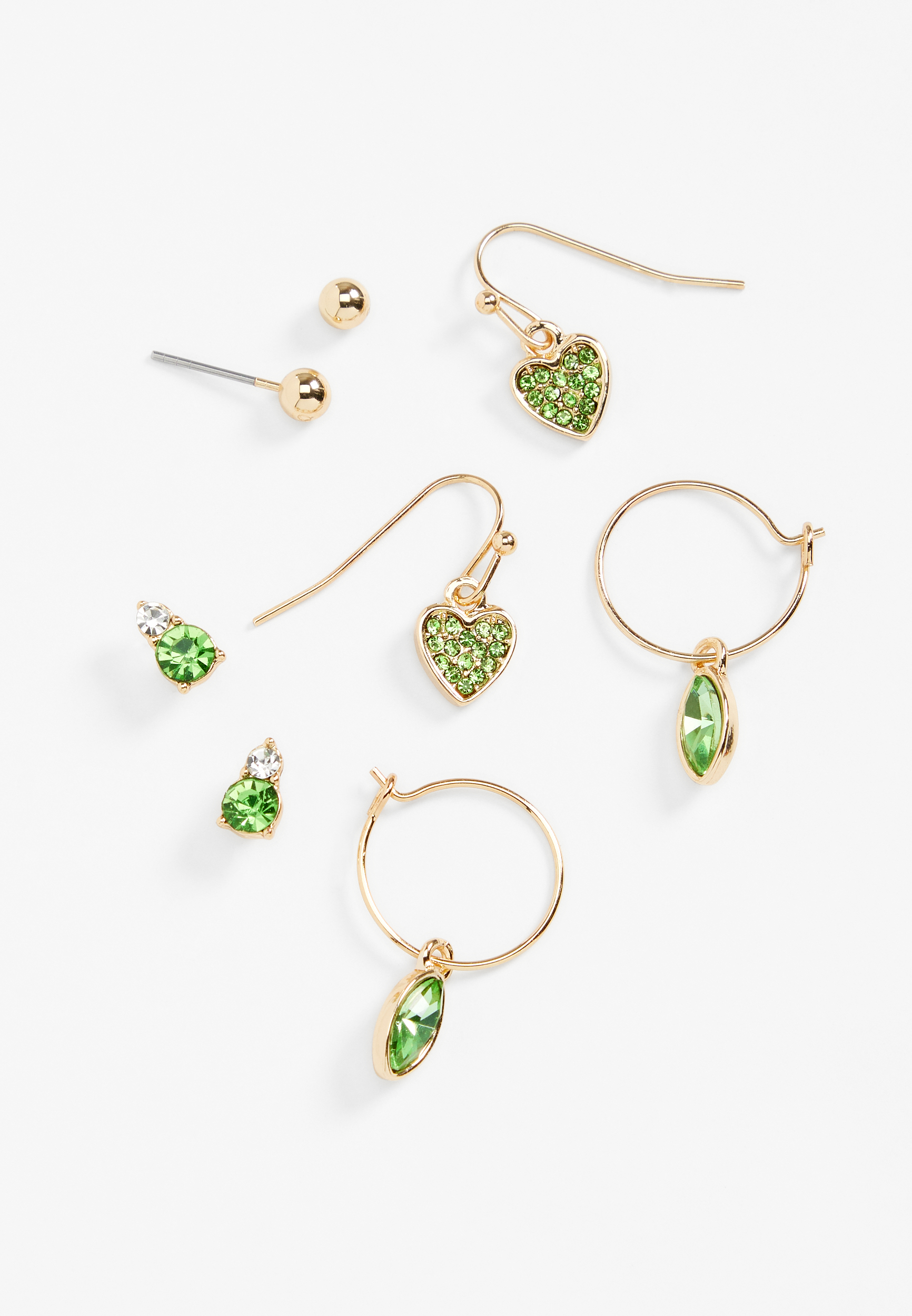 4 Pack Birthstone Earring Set, C708, large