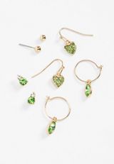 4 Pack Birthstone Earring Set, C708, small