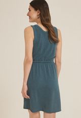 24/7 Bare Henley Wavy Rib Dress, C5977, small