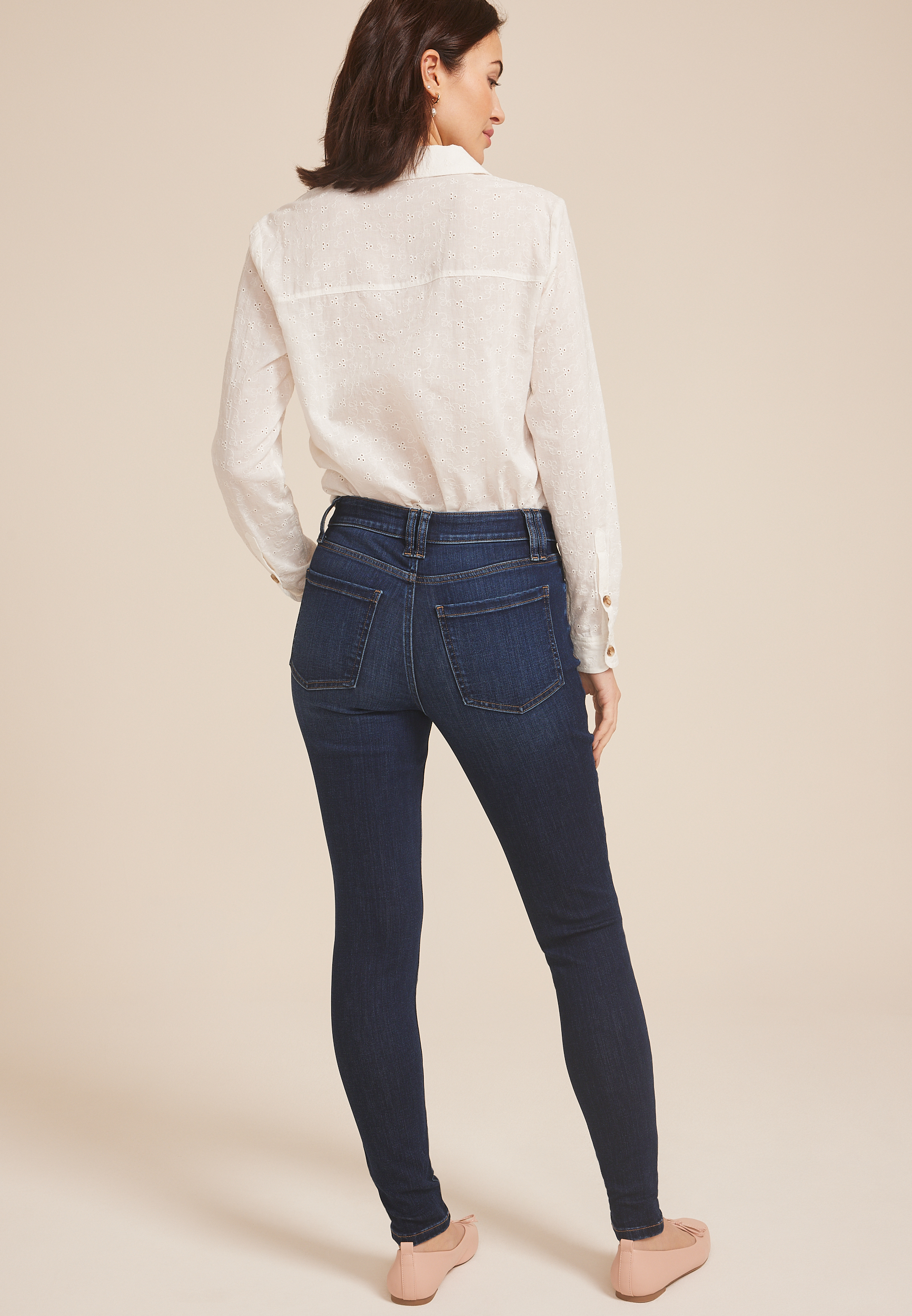 m jeans by maurices&trade; Cool Comfort High Rise Angle Pocket Jegging, C258, large