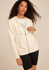 Textured Full Zip Hoodie, C183, small