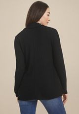 Pointelle Shawl Collar Cardigan, C106, small