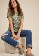 Let Nature Nurture Your Soul Relaxed Fit Graphic Tee, , small