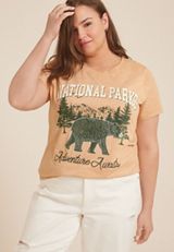 Plus Size National Parks Adventure Awaits Classic Fit Graphic Tee, , small