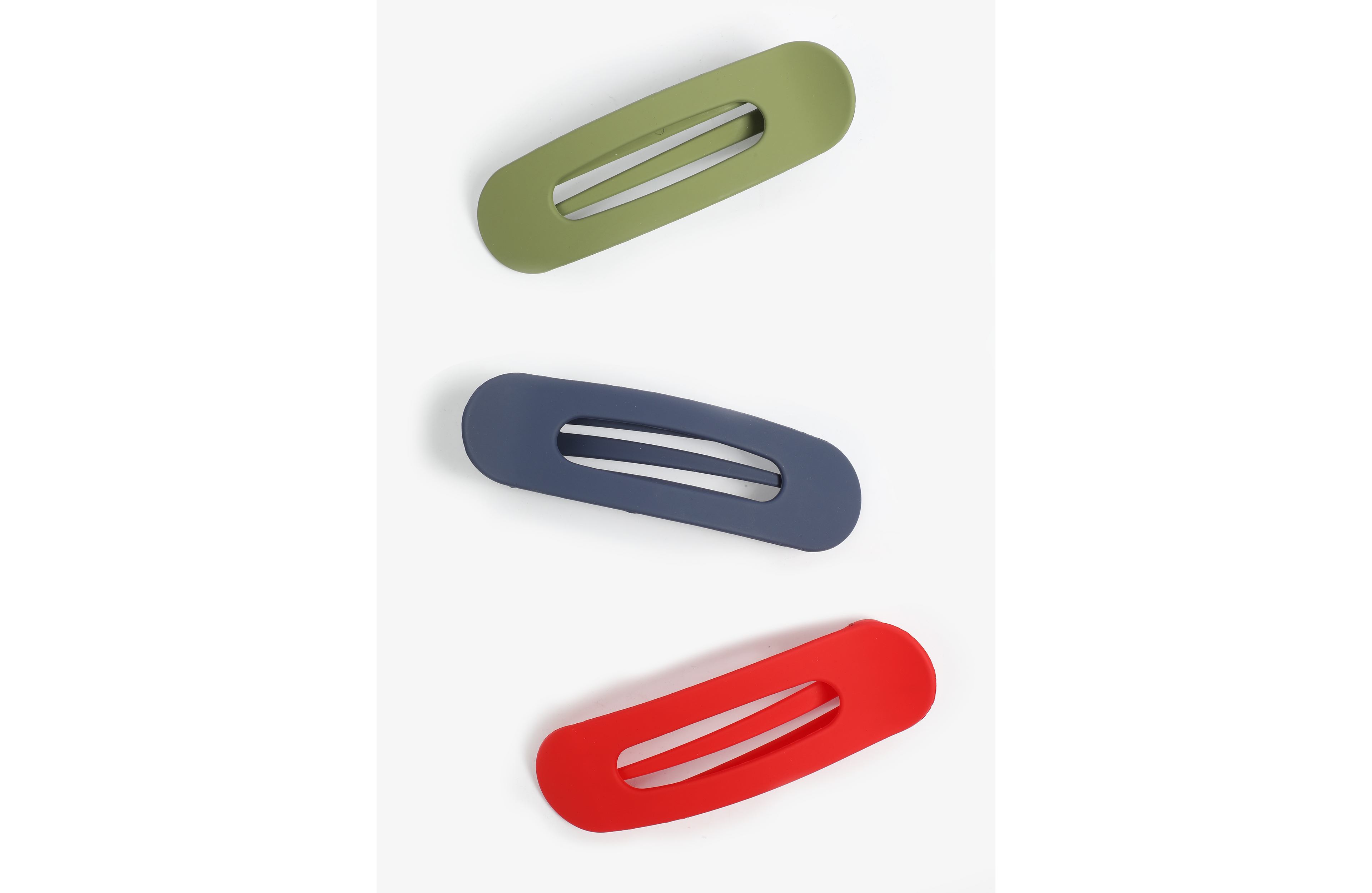 3 Pack Flat Claw Hair Clips