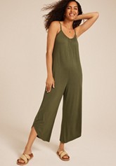 Plus Size 24/7 Bare Waistless Knit Jumpsuit