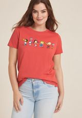 Peanuts Americana Classic Fit Graphic Tee, C9200, small